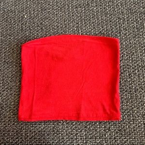 Brandy Melville classic red tube top